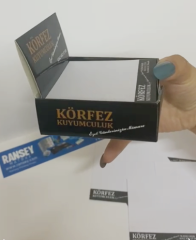 250 Yaprak 8x8x2,5 cm Küp Bloknot