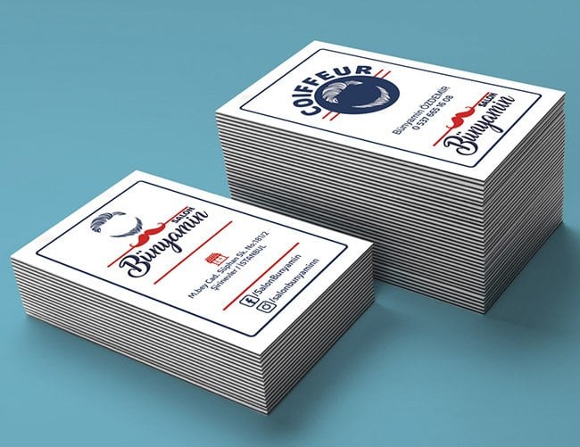 Kuaför Kartvizit Baskı