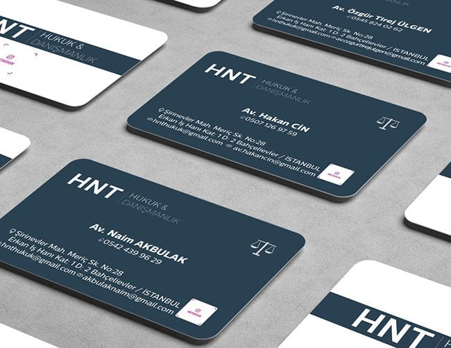 Sıvamalı Oval Kesim Kartvizit 700gr Çift Yön