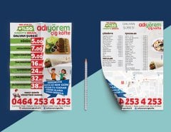 A5 /115gr Kuşe Broşür 4.000 Adet Ücretsiz Gönderim