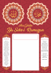 Kuşe İmsakiye 1.000 Adet Kampanyalı Ürün