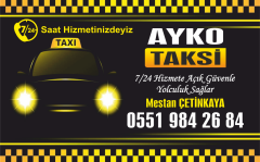 Taksi Kartvizit Baskı