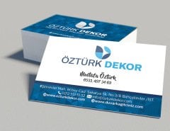 350gr Mat Kuşe  Kartvizit