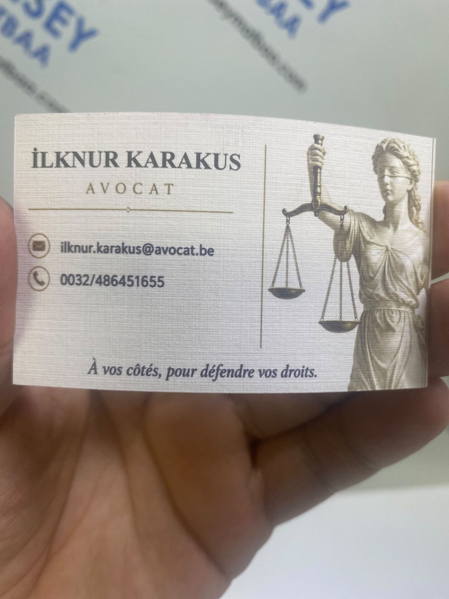 Fantazi Kartvizit Tek Taraflı