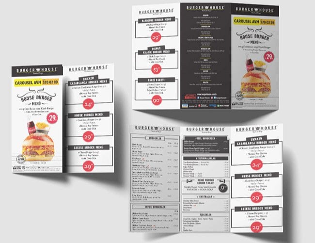 A4 ÇiftYön 5.000Ad. Broşür 115gr Kargo Dahildir.