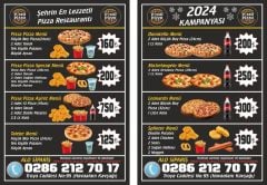 Pizza El İlanı / 1.000 Adet Kargo Dahildir.
