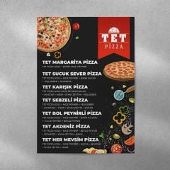 Pizza El İlanı / 1.000 Adet Kargo Dahildir.