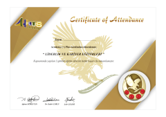 Certificate / Diploma