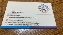 Fantazi Kartvizit Çift Taraflı