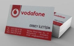 Fantazi Tual Kağıda Sıvamalı Kartvizit